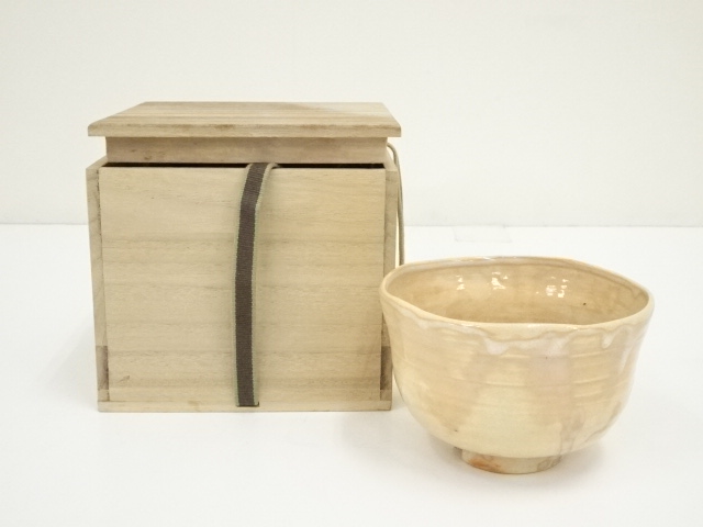 JAPANESE TEA CEREMONY / HAGI WARE TEA CHAWAN / ARTISAN WORK